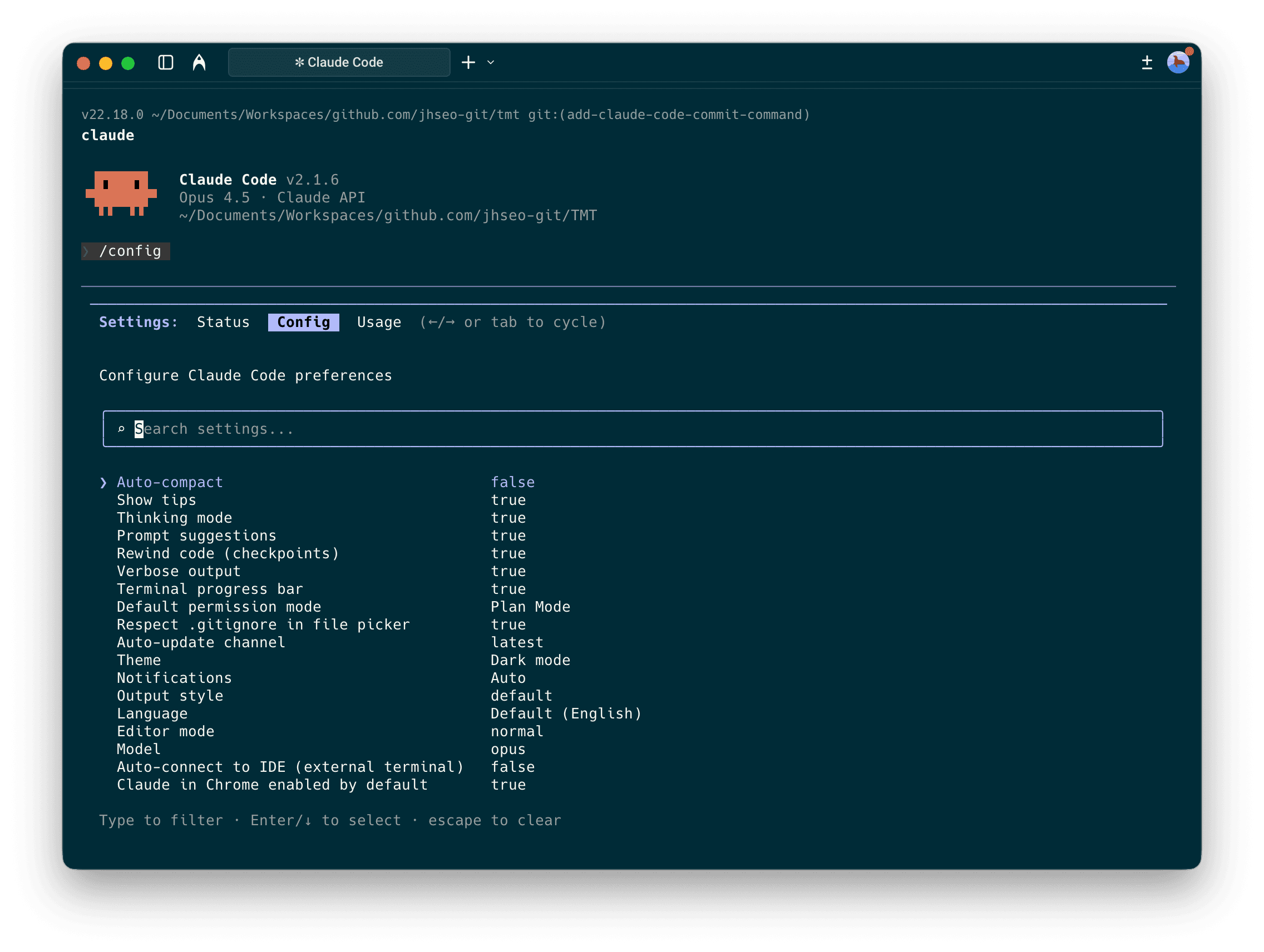 claude code configuration
